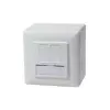 LogiLink NP0035A πρίζα RJ-45 μεταλλικό, λευκό