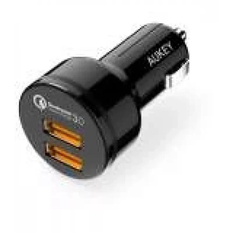 CC-T8 υπερταχύς φορτιστής αυτοκινήτου 2xUSB 3.0 6A 36W + καλώδιο Micro-USB 1m