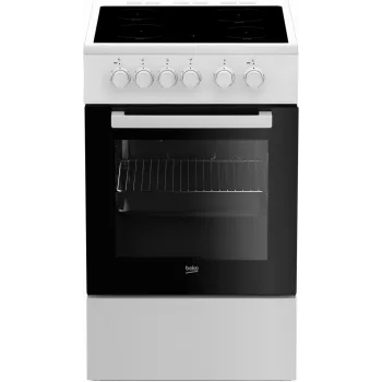 Beko FSS57000GW Κουζίνα ελεύθερη ηλεκτρική με κεραμικές εστίες μαύρο, λευκό