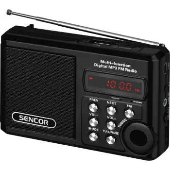 Φορητό ραδιόφωνο SRD 215 B MP3, USB, SD