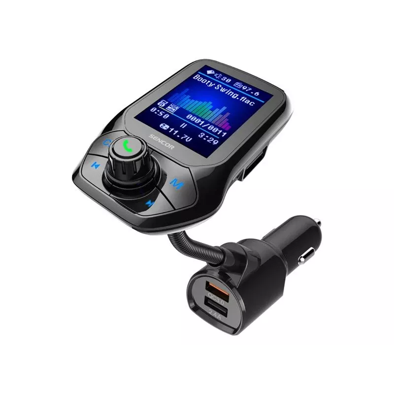 Sencor SWM 5858 BT πομποδέκτης FM αυτοκινήτου, Bluetooth, MP3, USB, microSD