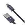 Καλώδιο YENKEE YCU 301 BE USB-A 2.0/USB-C 1m λιλά