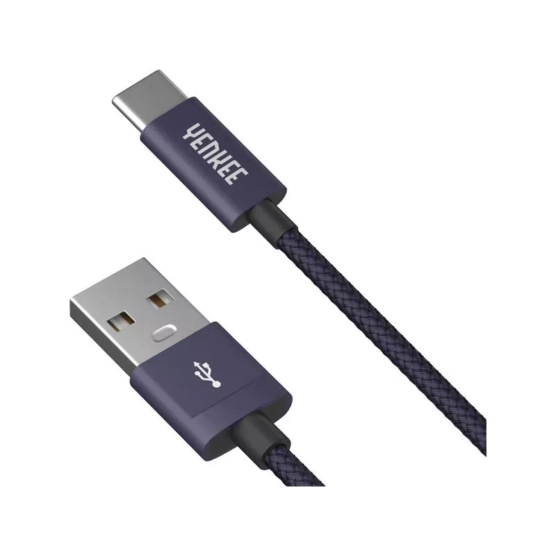 Καλώδιο YENKEE YCU 301 BE USB-A 2.0/USB-C 1m λιλά