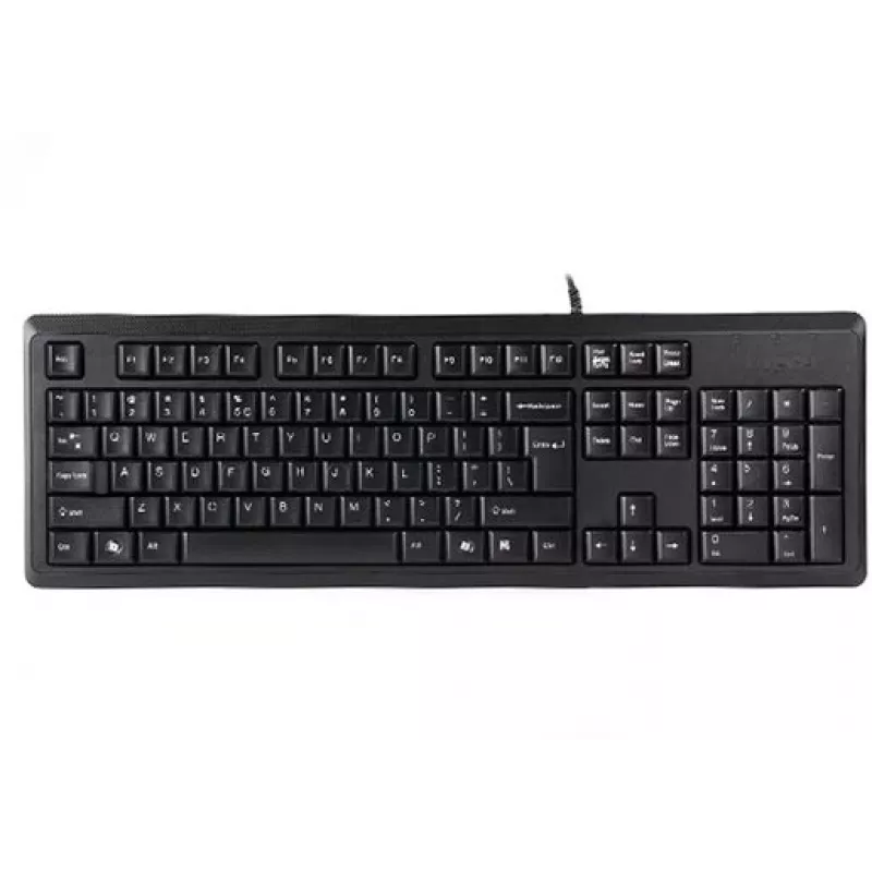 A4Tech KR-92 Πληκτρολόγιο Καθολικό USB QWERTY Αγγλικά Μαύρο