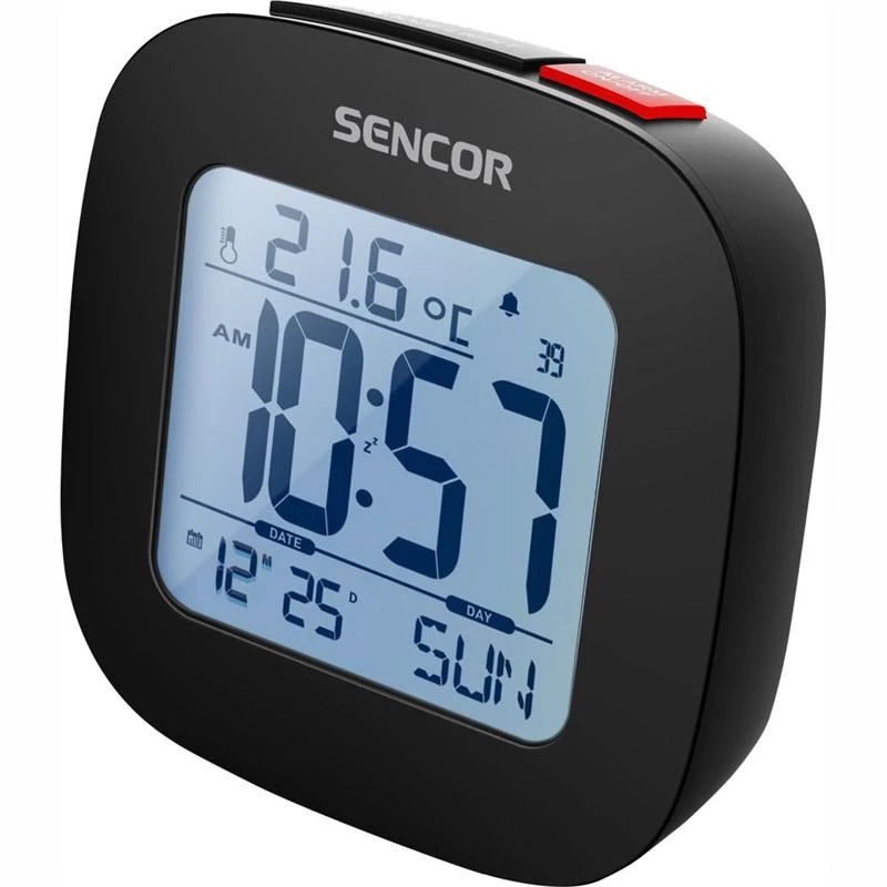 Sencor SDC 1200 B Ρολόι με Ξυπνητήρι, Μαύρο