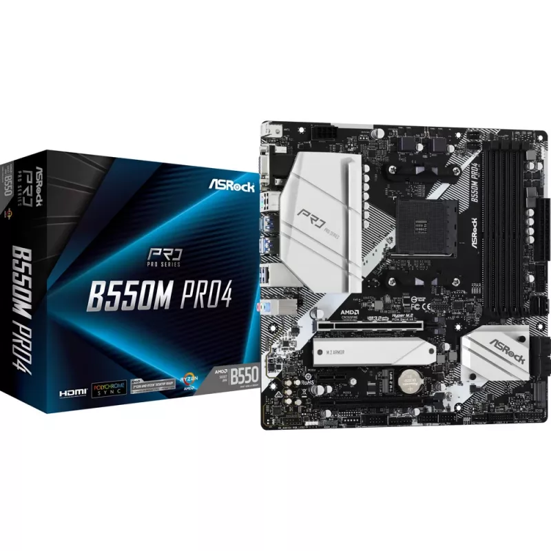 ASRock B550M Pro4 AM4 Micro-ATX Μητρική