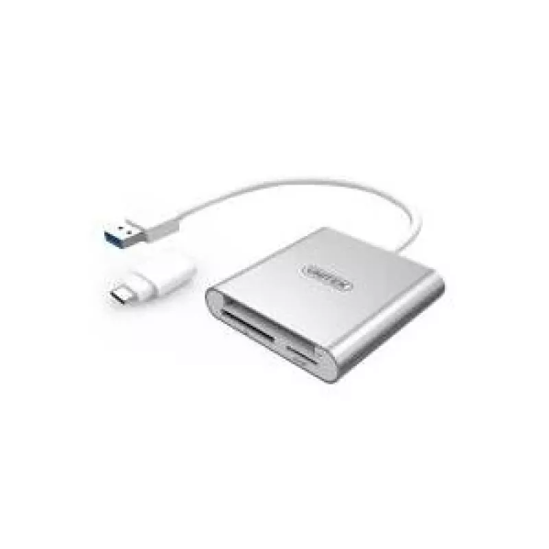 Unitek Αναγνώστης καρτών Flash USB3.0 + USB Type-C, 9313D (Y-9313D)