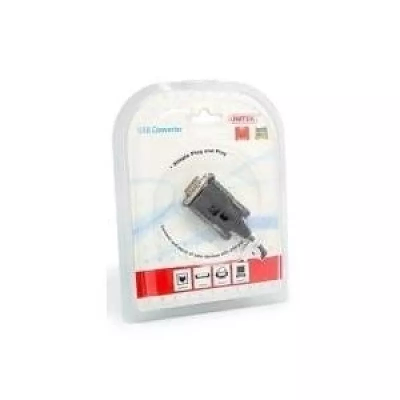 UNITEK Y-108 USB V.2.0 RS232 μαύρο καλώδιο προσαρμογέας διασύνδεσης (Y-108)