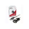 UNITEK Y-105 σειριακό καλώδιο μαύρο 1,5 m USB Type-A DB-9