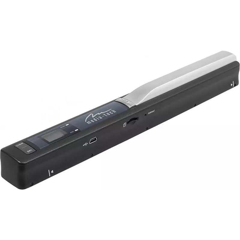 Σαρωτής στυλό MEDIA-TECH MT4090, μαύρο, ένδειξη LED, USB 2.0, MicroSD, μπαταρία AAA