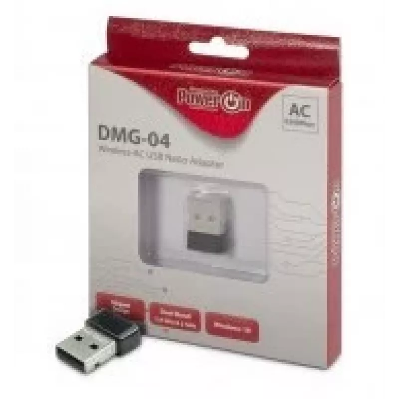 Inter-Tech Προσαρμογέας δικτύου USB 2.0 650 Mbit/s Wireless