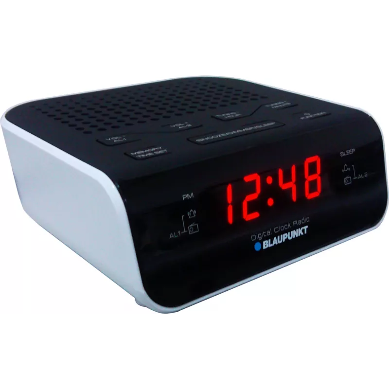 Blaupunkt CR5WH Ρολόι-ραδιόφωνο Μαύρο, Λευκό