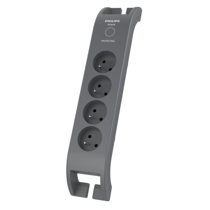 Philips SPN3140A/60 πολύπριζο με προστασία υπέρτασης, 4 πρίζες, 2 m