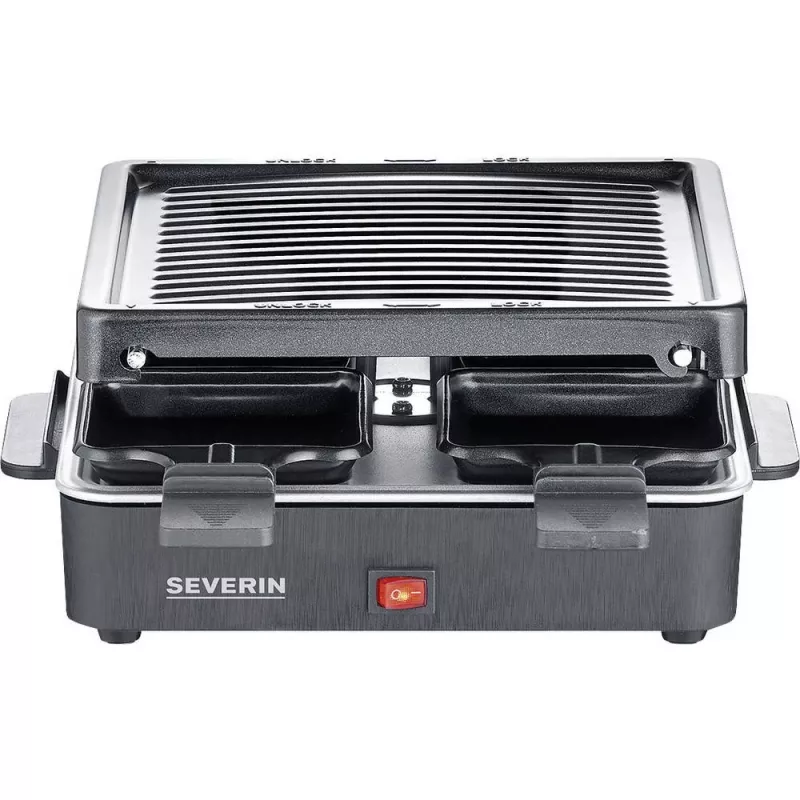 Severin Mini Raclette Grill 4 μικρά αντικολλητικά τηγανάκια 600 W