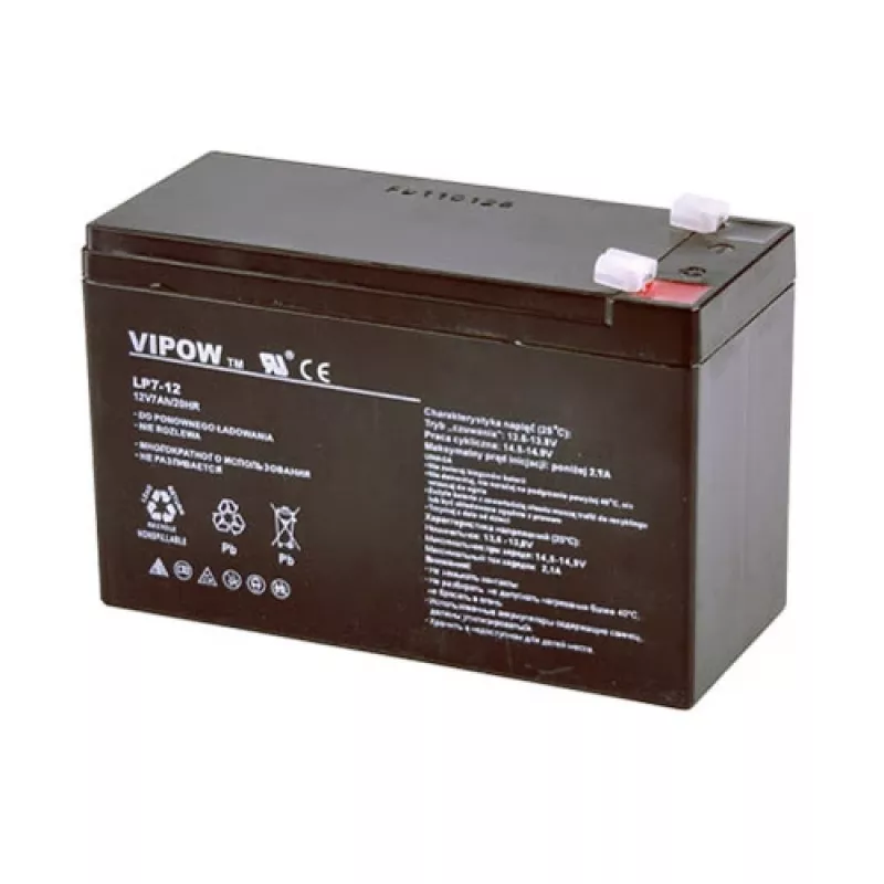 Μπαταρία μολύβδου 12V 7,0Ah VIPOW
