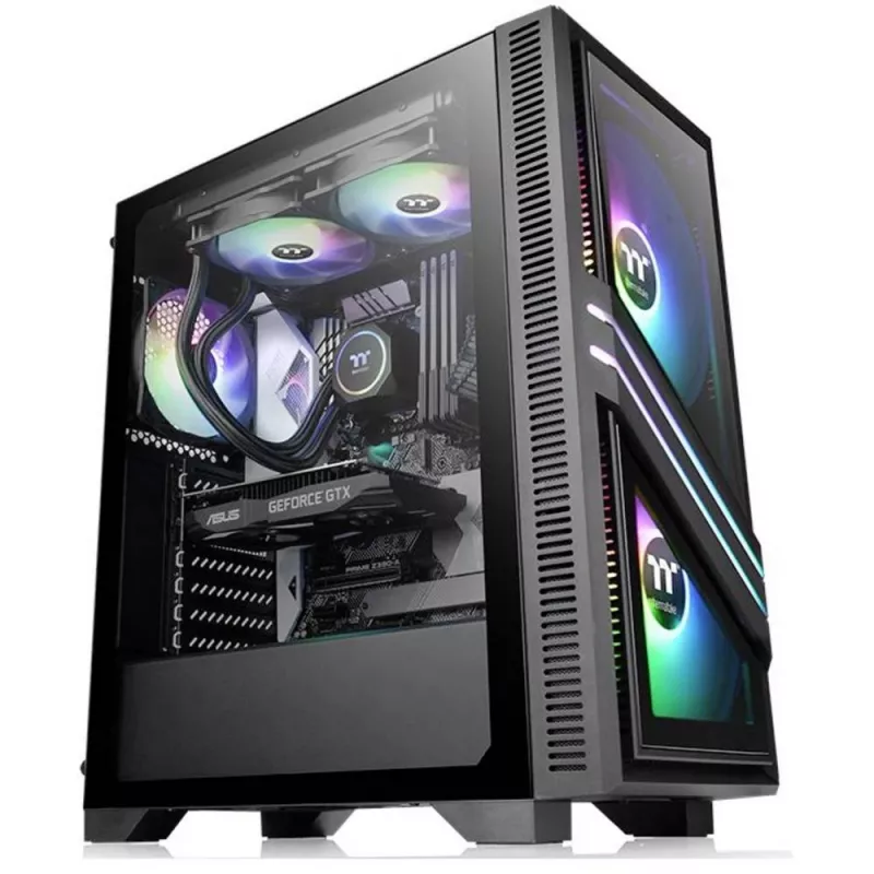 Κουτί PC Thermaltake Versa T35 TG RGB Midi Tower Μαύρο