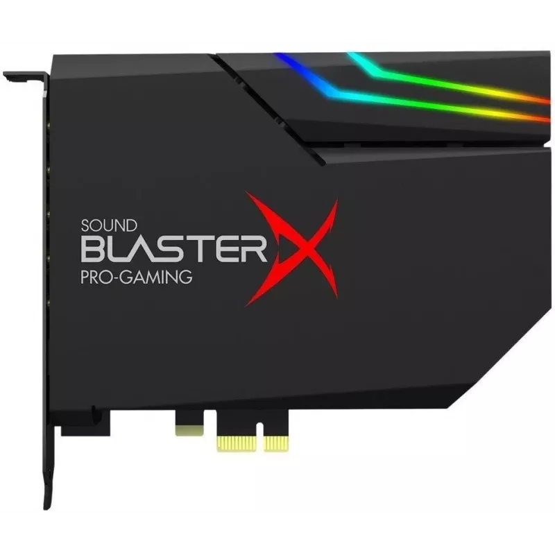 Creative Sound BlasterX AE-5 Plus Μαύρη PCI-e RGB Κάρτα Ήχου Gaming