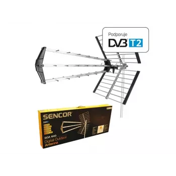 Κεραία SDA 640 DVB-T 16 dB, 75 Ohm, 120 km