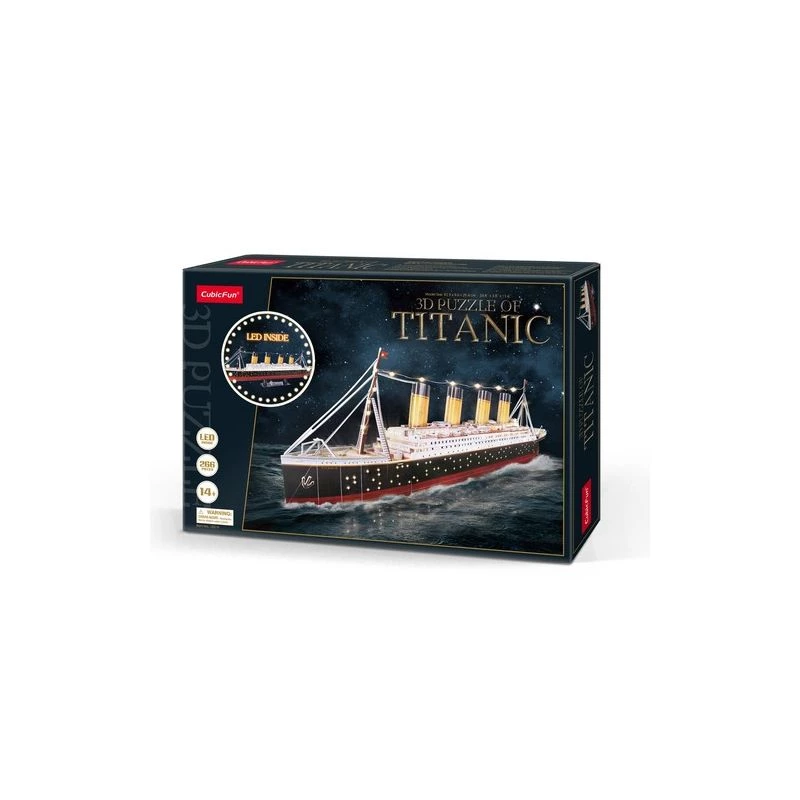 3D Παζλ CubicFun Titanic LED