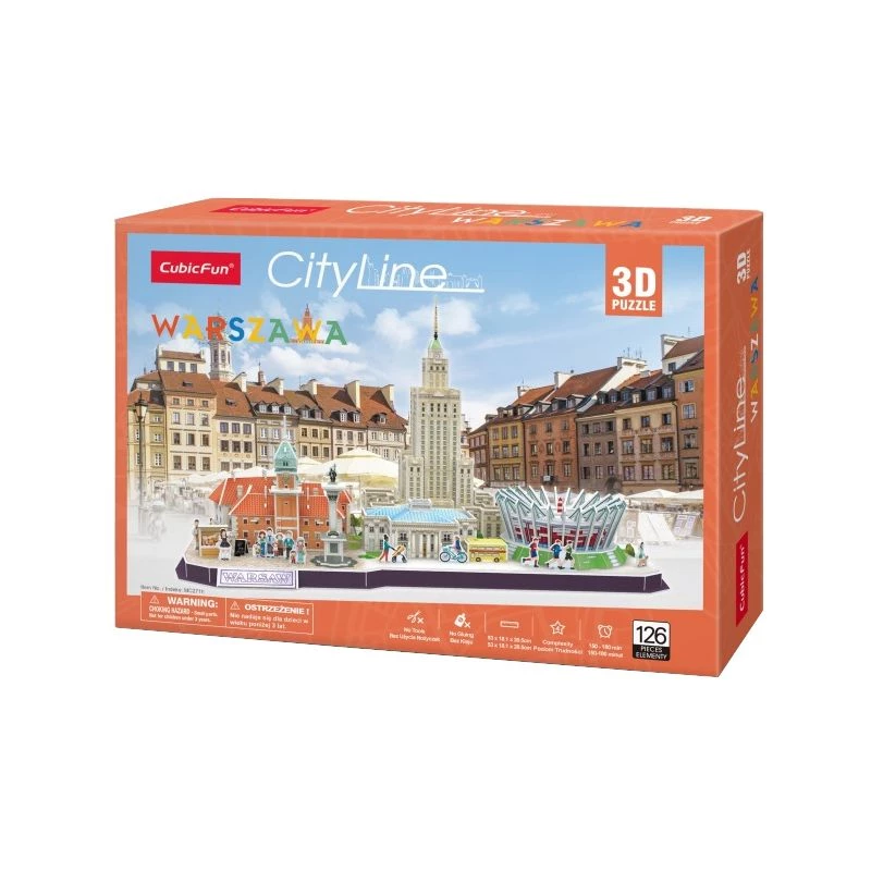 3D Puzzle - Cityline Βαρσοβία