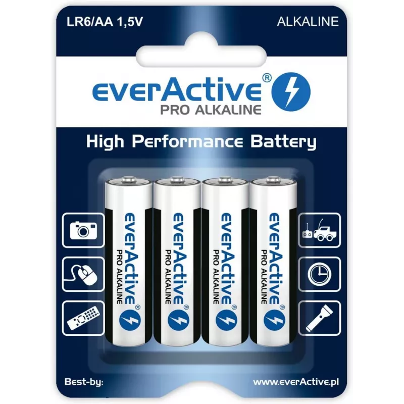 everActive μπαταρία μίας χρήσης Αλκαλική AA 1,5 V LR64BLPA συσκευασία 4 τεμ.