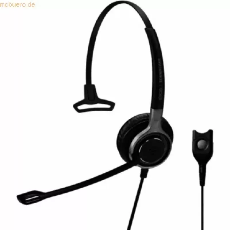 EPOS Sennheiser Headset Impact SC 638 mono μαύρο ασημί (1000580)