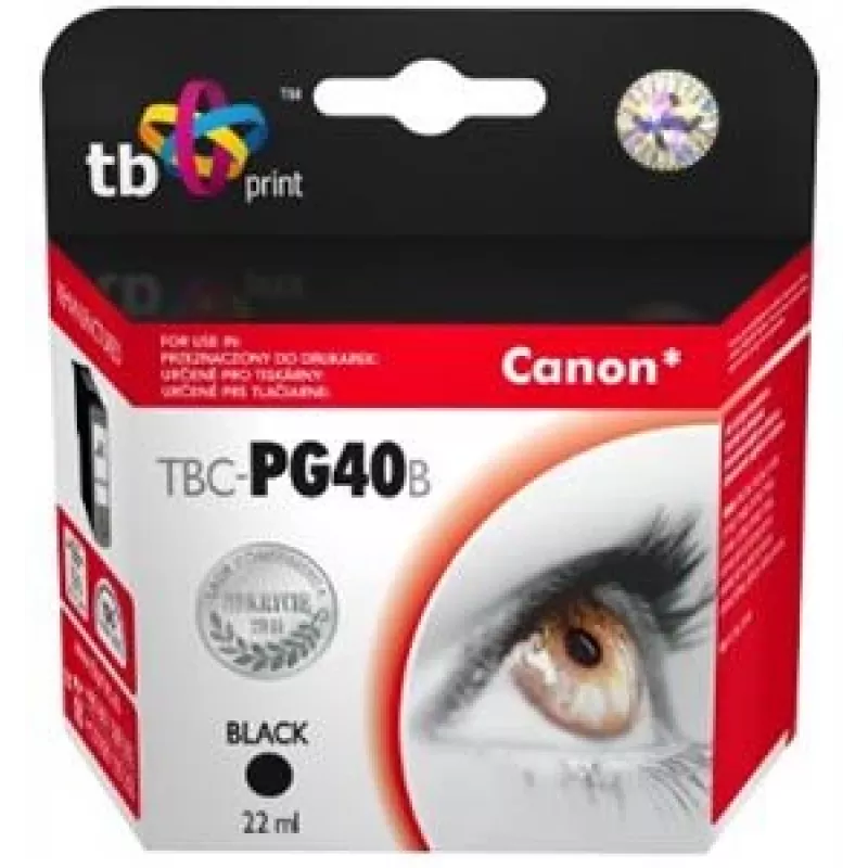 Μελάνι TBC-PG40B (Canon PG-40) μαύρο ανακατασκευασμένο