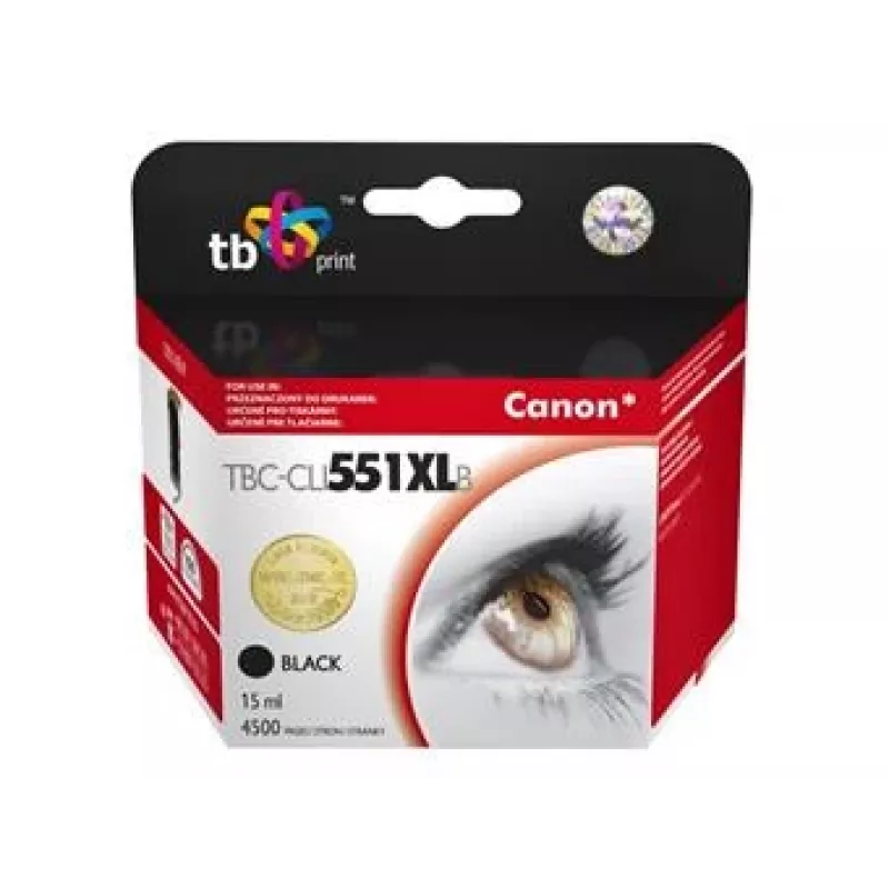 Συμβατό μελανοδοχείο TB για Canon CLI-551XL BK μαύρο