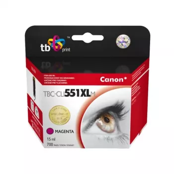 Μελανοδοχείο TB συμβατό με Canon CLI-551XL MG ματζέντα