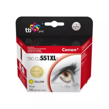 Μελανοδοχείο TB συμβατό με Canon CLI-551XL YL κίτρινο