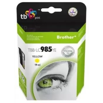 Μελάνι συμβατό TB S Brother LC 985 YE 100% N