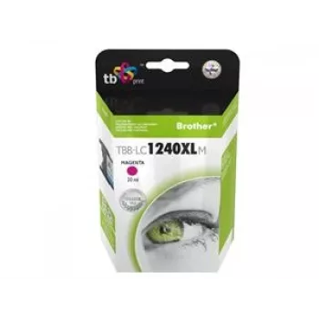 Μελανοταινία TB συμβατή S Brother LC1240M 100% Νέα