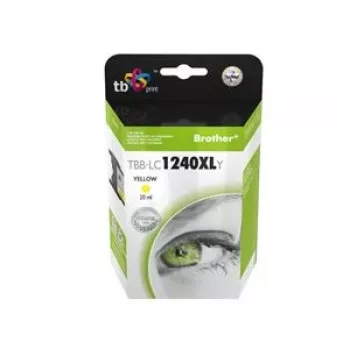 Μελανοταινία TB Συμβατή S Brother LC1240Y 100% Νέα