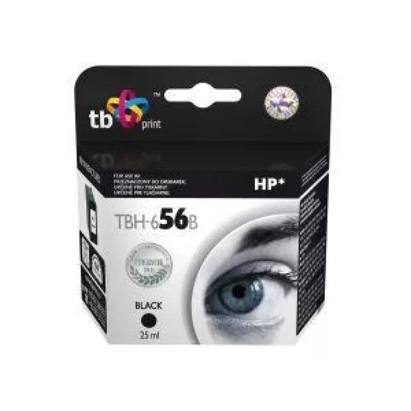 Μελάνι TBH-656B (HP Nr. 56 - C6656A) μαύρο ανακατασκευασμένο