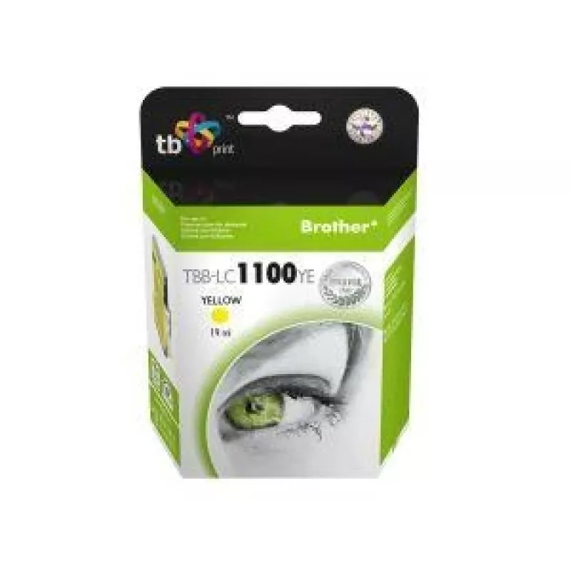 Μελάνι TBB-LC1100YE (Brother LC980/1100) κίτρινο 100% νέο