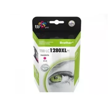 Μελανοταινία TB Συμβατή S Brother LC 1280XLM 100%N
