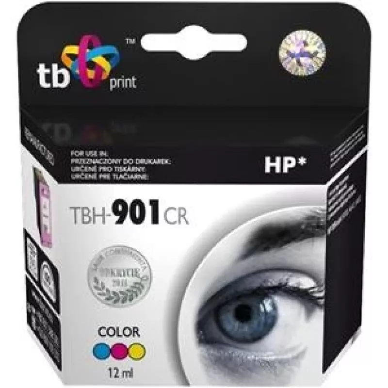 Μελάνι HP OJ J4580 έγχρωμο ανακατασκευασμένο TBH-901CR