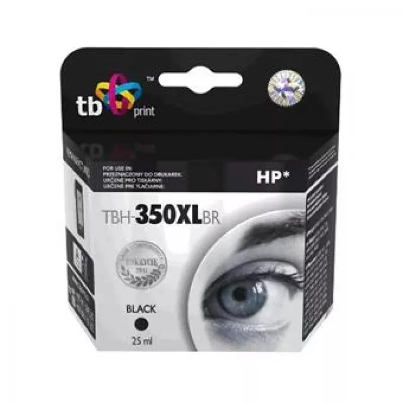 Μελάνι εκτυπωτή HP DJ D4260 Μαύρο ανακατασκευασμένο TBH-350XLBR