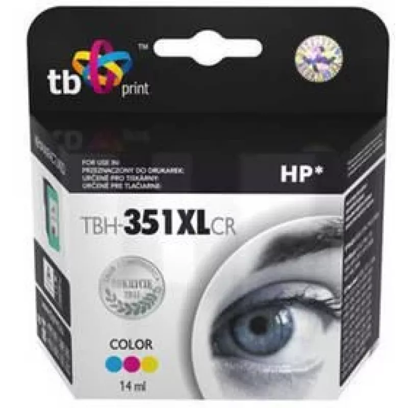 Μελάνι εκτυπωτή TB συμβατό με HP 351XL Color Ref.,CB338EE