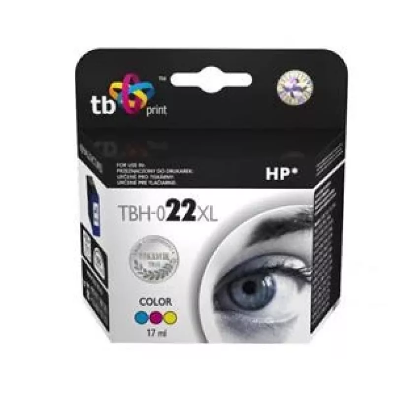Μελάνι TBH-022XL (HP Nr. 22 - C9352AE) έγχρωμο ανακατασκευασμένο