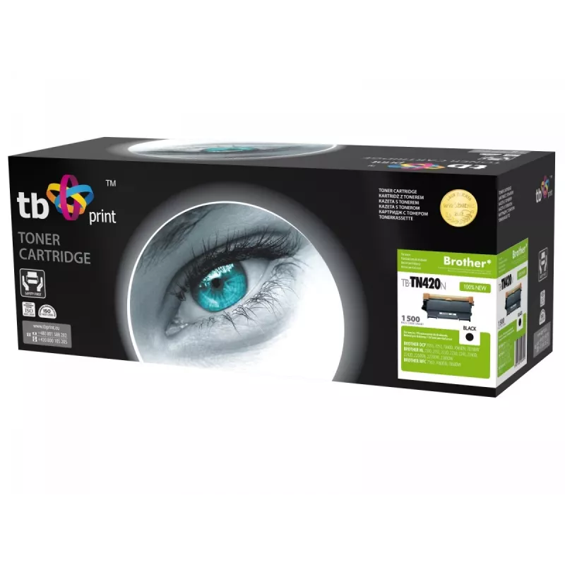 Μελανοταινία για Brother TN420 100 % νέα TB-TN420N