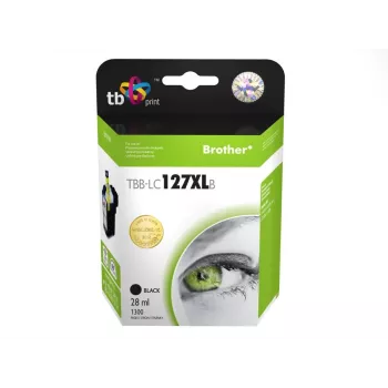 Μελανοδοχείο συμβατό με Brother LC127XLB 100% νέο