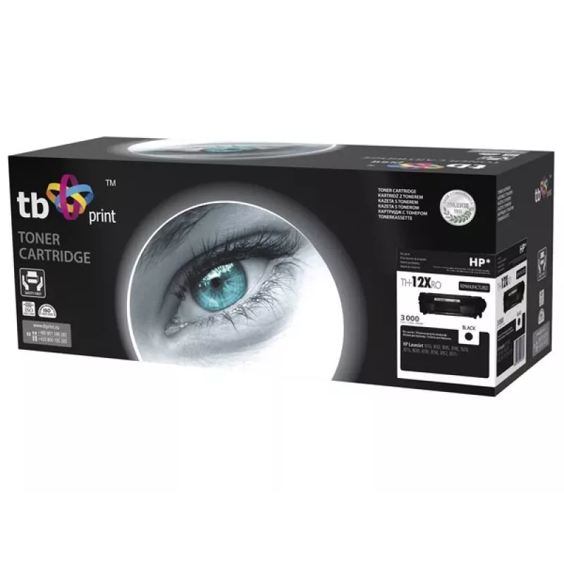 Τόνερ TB Συμβατό με HP Q2612X Μαύρο, 3000, ref