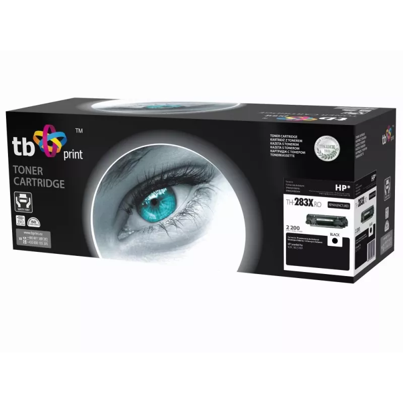 Τόνερ TB συμβατό με HP CF283X Μαύρο,2200,ref