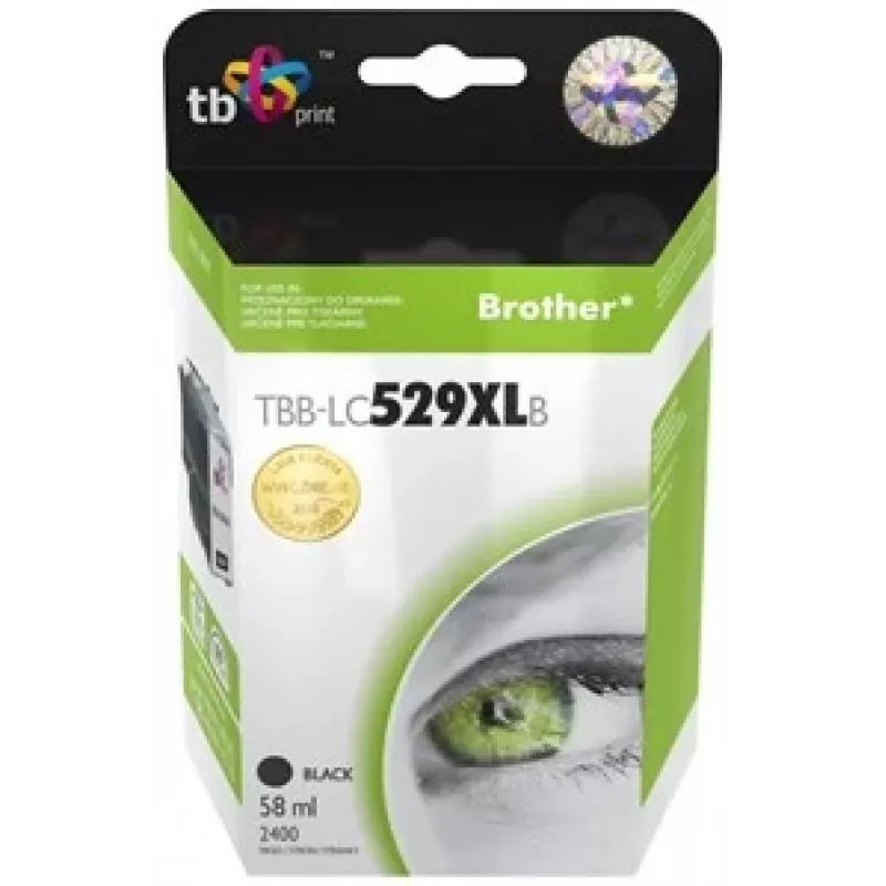 Μελάνι συμβατό με Brother LC529/539 Μαύρο νέο