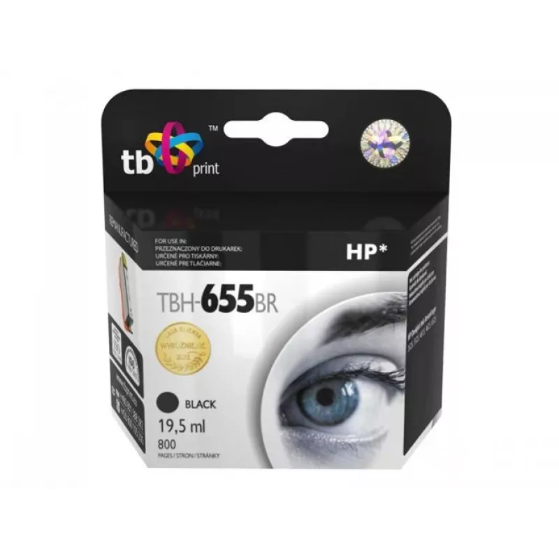 Μελανοδοχείο TB Συμβατό με HP 655, Μαύρο, Ref.
