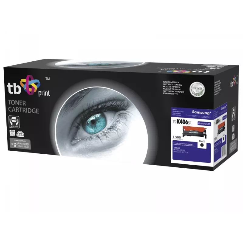 Τόνερ TB συμβατό με Samsung CLT-K406S, μαύρο, 1500, rem.
