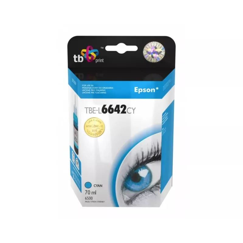 Μελάνι για Epson L100/110/200/210/3xx/550 TBE-L6642CY CY