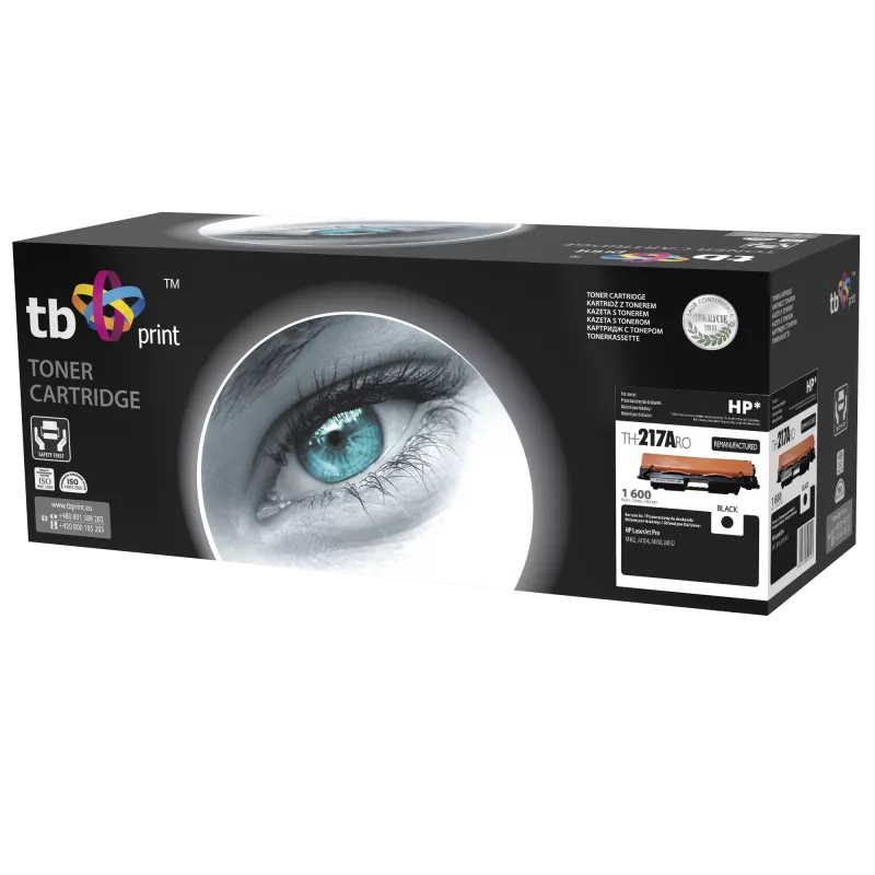 Τόνερ TB συμβατό με HP CF217A LJ 104, BK, ανακατασκευασμένο
