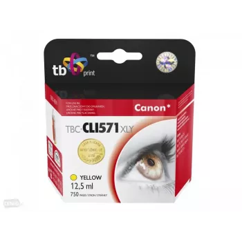 Μελάνι συμβατό S Canon CLI-571XL YE κίτρινο